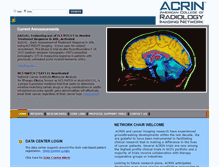 Tablet Screenshot of acrin.org